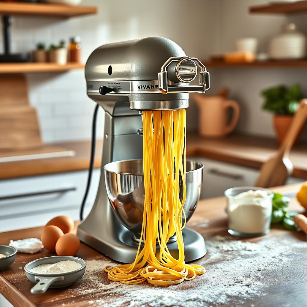 Homemade Pasta Made Easy with a Stand Mixer Pasta Press