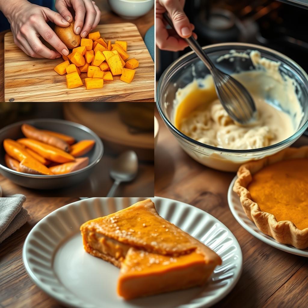 Step-by-Step Instructions: Black Folks Sweet Potato Pie Recipe with Buttermilk