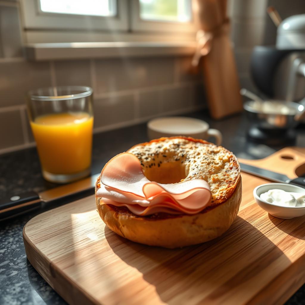 Calories in a Bagel with Cream Cheese and Ham Complete Guide